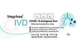 SINGCLEAN výtěrový antigenní rychlotest na COVID-19 koronavirus, 1 ks