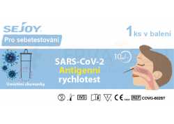 SEJOY SARS-CoV-2 Antigen Rapid Test Cassette, z přední části nosu 1 ks