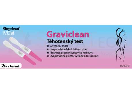 GRAVICLEAN těhotenský test - Midstream 2 ks
