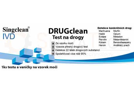 DRUGCLEAN test na přítomnost drog - 1 ks
