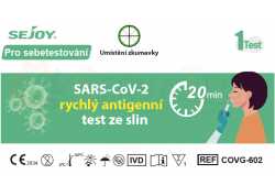 SEJOY Sars-cov-2 Antigen Rapid Test Cassette (saliva), 1ks , ze slin