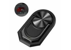 Magnetický 360° ring držák telefonu na prst - černý