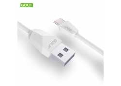 GOLF datový kabel USB-C 2m, bílý