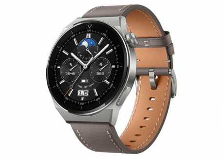HUAWEI Watch GT 3 Pro 46 mm Titan + Gray leather