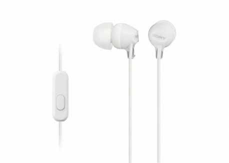 Sluchátka SONY MDR EX15AP, bílá