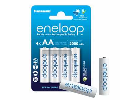 Panasonic Eneloop AA 2000 mAh BK-3MCDE/4CP 4ks