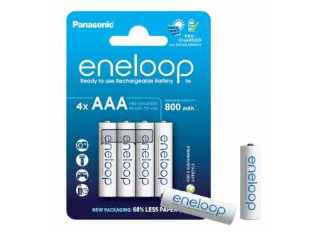 Panasonic Eneloop AAA 800 mAh BK-4MCDE/4CP 4ks