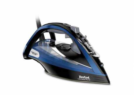 Žehlička Tefal FV9848E0 Ultimate Pure, modrá