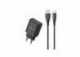 Nabíjecí adaptér s kabelem USB-C Awei PD81T-EU 22,5W, černá