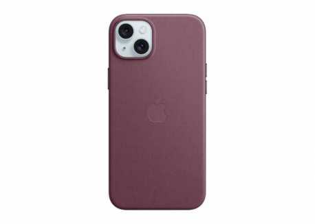 Zadní kryt na Apple iPhone 15 Plus, FineWoven, MagSafe, červený
