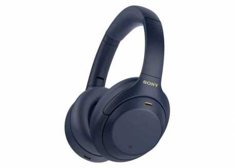 SONY WH-1000XM4 sluchátka bezdrátová, modrá