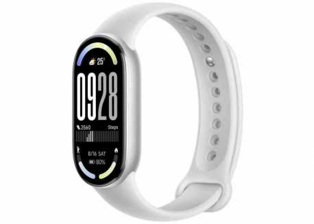 Chytrý náramek Xiaomi Smart Band 10, Glacier Silver
