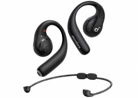 Bezdrátová sluchátka Anker Soundcore AeroFit Pro, černé