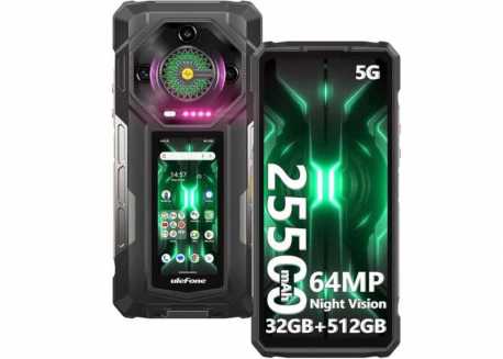 Ulefone Armor 33 PRO 16+16/512GB, 25500mAh, černá