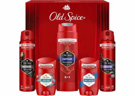 Pánská kosmetická sada OLD SPICE Discovery Box 650 ml