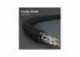 Síťový kabel Vention Cotton Braided Cat.8 SFTP Patch Cable 3m, černý