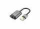 Externí zvuková karta Vention USB 0.15M Gray Metal Type