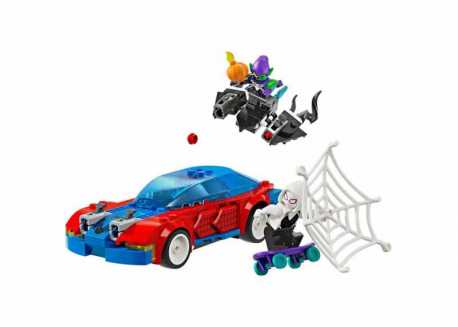 LEGO Marvel 76279 Spider-Manovo závodní auto a Venom Zelený goblin