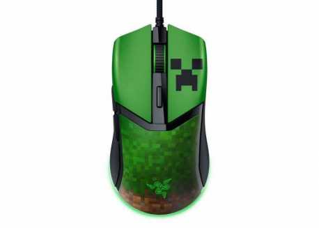 Razer Cobra Lightweight Wired Gaming Mouse - Minecraft Ed.