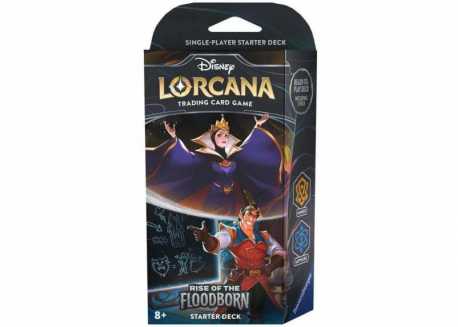 Disney Lorcana: Rise of the Floodborn TCG Starter Deck Amber & Sapphire