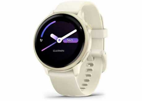 Chytré hodinky GARMIN Vivoactive 6, Lunar Gold/Bone Band