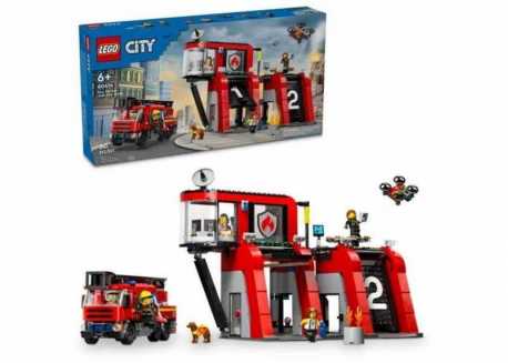 LEGO City 60414 Hasičská stanice s hasičským vozem