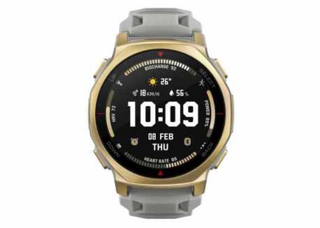 Chytré hodinky Amazfit T-Rex 3 Pro Šedo-zlatá