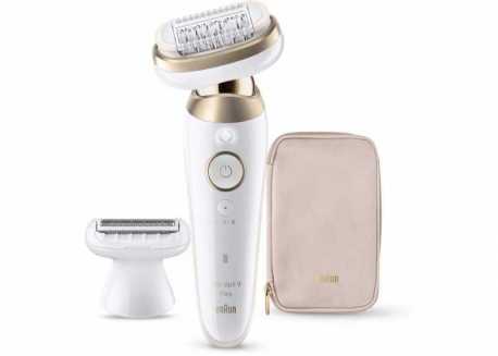 Epilátor Braun Silk-épil 9 Flex 9-030 3D, bílý/zlatý
