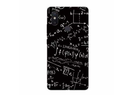 Pouzdro pro Xiaomi Mi 8 lite, silikon matematika