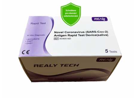Hanghzou Realy Novel Antigen Rapid Test, slinový 5 ks